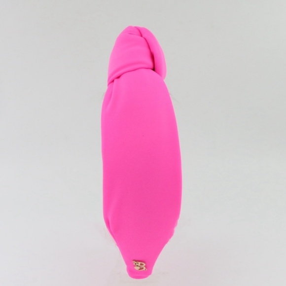300. The Brooke Shade Neon Pink Neoprene Topknot main image 3